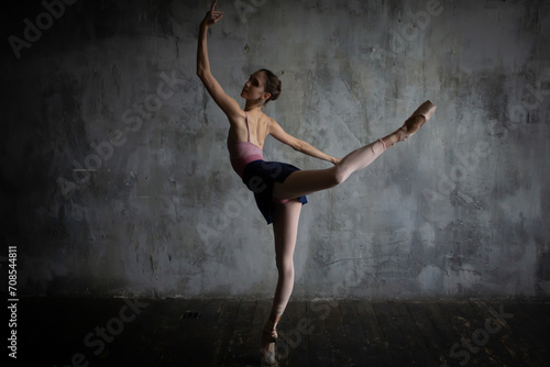 Dancing ballerina.