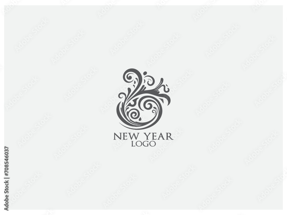 premium new year logo vector, vector and illustration, premium new year logo vector, vector and illustration,