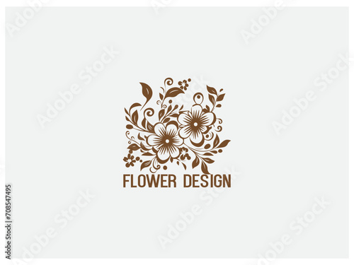 premium flower logo design vector  vector and illustration 