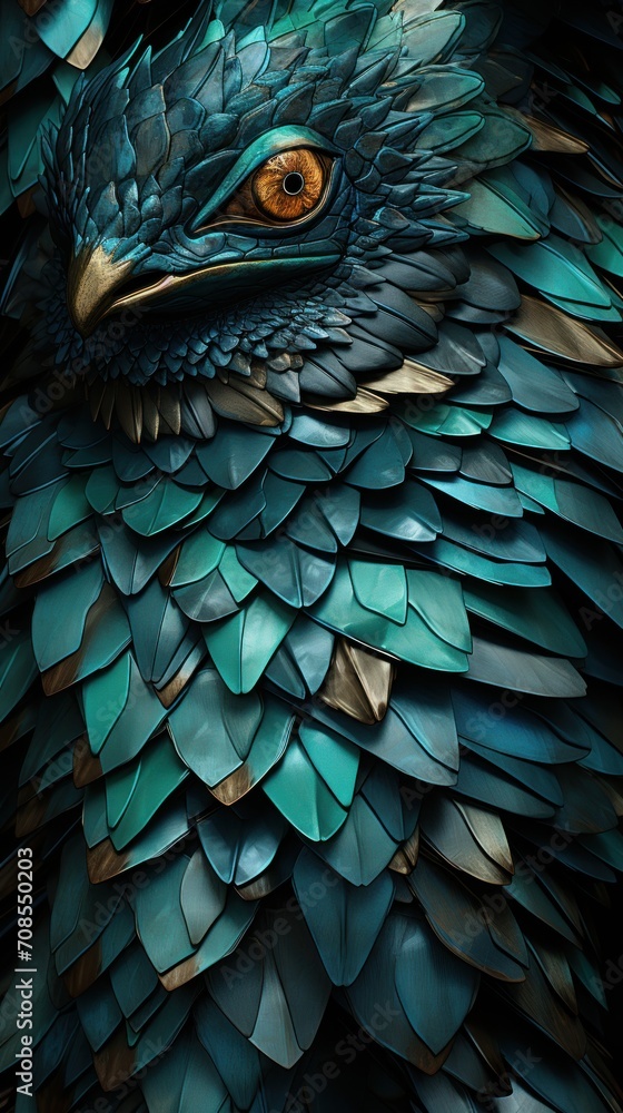 Obraz premium Dragon scales UHD wallpaper