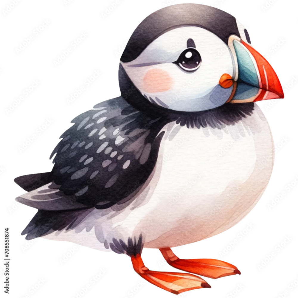 Fototapeta premium atlantic puffin bird