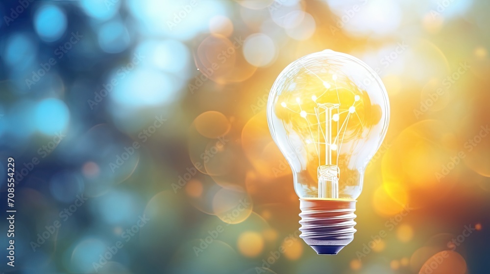 Illumination of Ideas with Light Bulb Illumination of Ideas with Light Bulb