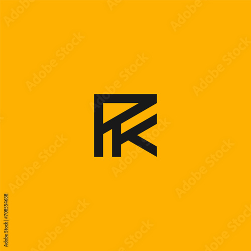 PK monogram logo in square shape.