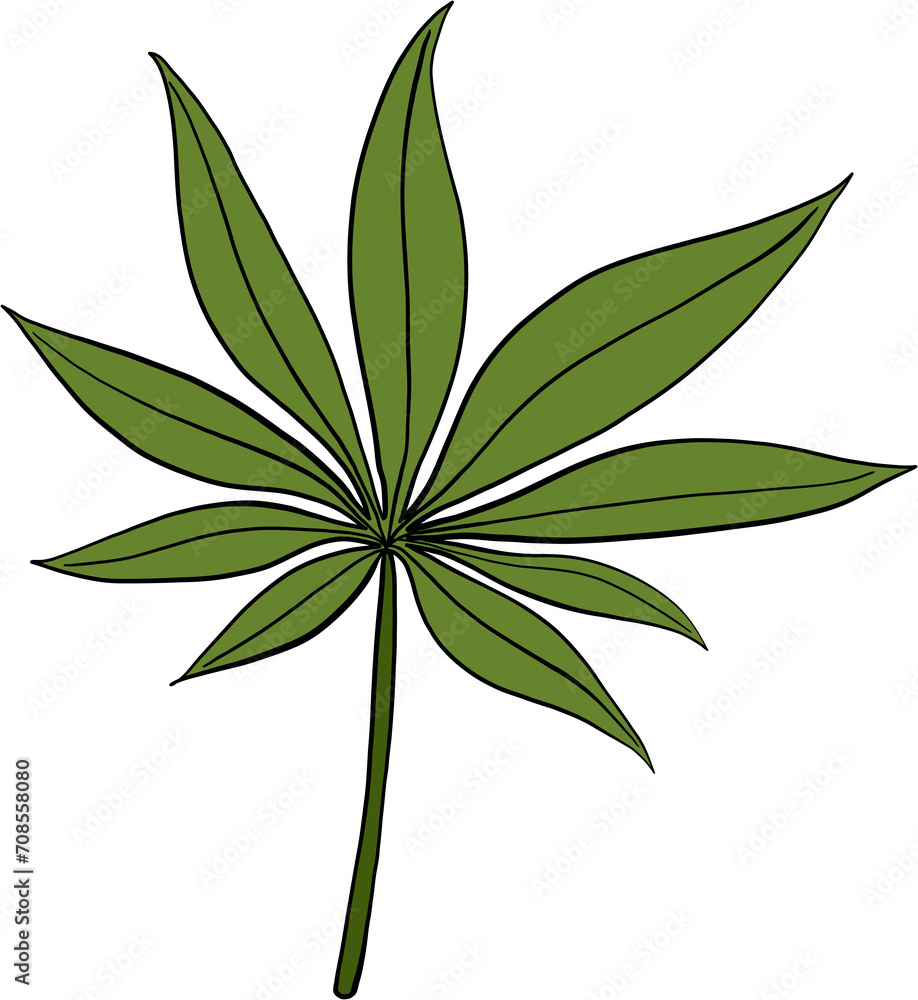simplicity cannabis leaf freehand drawing simplicity cannabis leaf freehand drawing