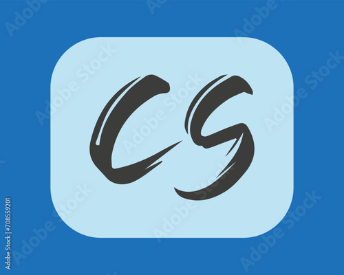 NEW BEST CS creative initial latter logo.CS abstract.CS latter vector Design.CS Monogram logo design .
