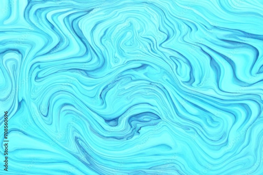 An illustration of pale blue waves 