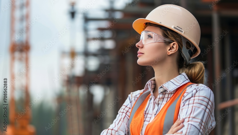 Safety Inspection by a Professional Engineer at an Outdoor Construction Site: Rigorous Supervision to Achieve the Highest Safety Standards Safety Inspection by a Professional Engineer at an Outdoor Construction Site: Rigorous Supervision to Achieve the Highest Safety Standards