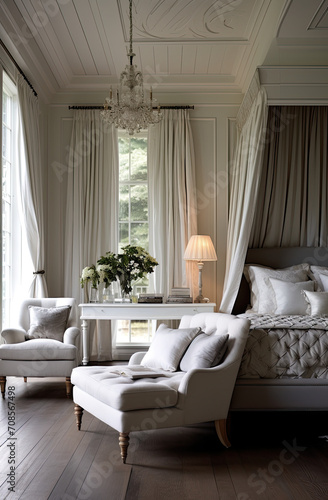 modern luxury white and grey decoration 