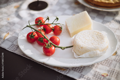 cheese and tomatoes