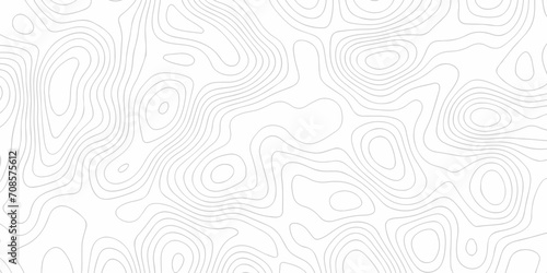 	
Abstract background with waves Geographic mountain relief. Abstract lines background. Contour maps. Vector illustration, Topo contour map on white background, Topographic contour lines. photo