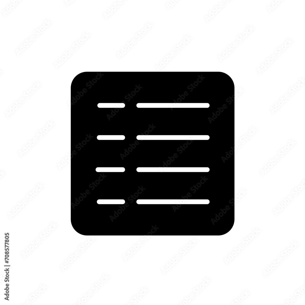 list glyph icon list glyph icon