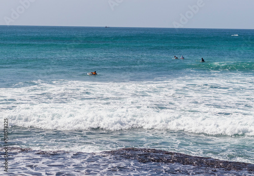 Photography surfing in the sea, waves in beach