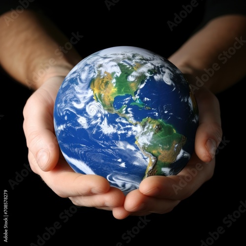 Earth in Your Hands: A Symbol of Sustainability, Care, and Protection