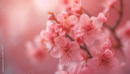 Cherry Blossoms Close-Up