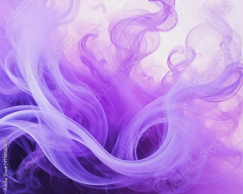 Mystical Purple Smoke Abstract