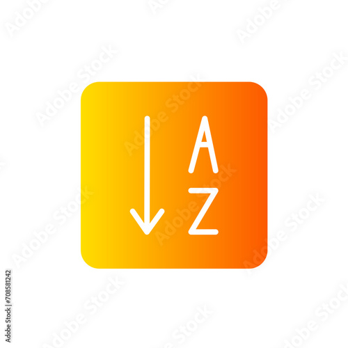 sort gradient icon