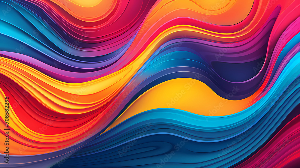 Abstract pattern of wavy and flowing lines Abstract pattern of wavy and flowing lines