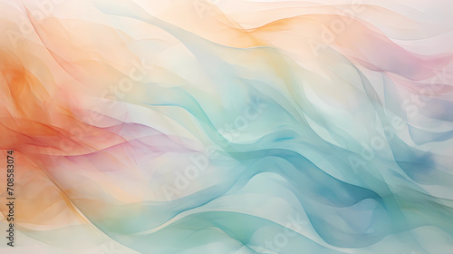 Watercolor Symphony: Soft and Blended Abstract Pattern