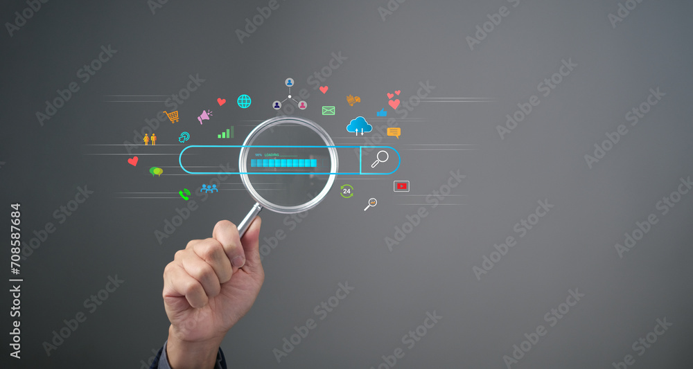 Search engine optimization, SEO, Searching internet marketing e-commerce social media shopping relax happy promotion website browser data research online information global technology communications Search engine optimization, SEO, Searching internet marketing e-commerce social media shopping relax happy promotion website browser data research online information global technology communications