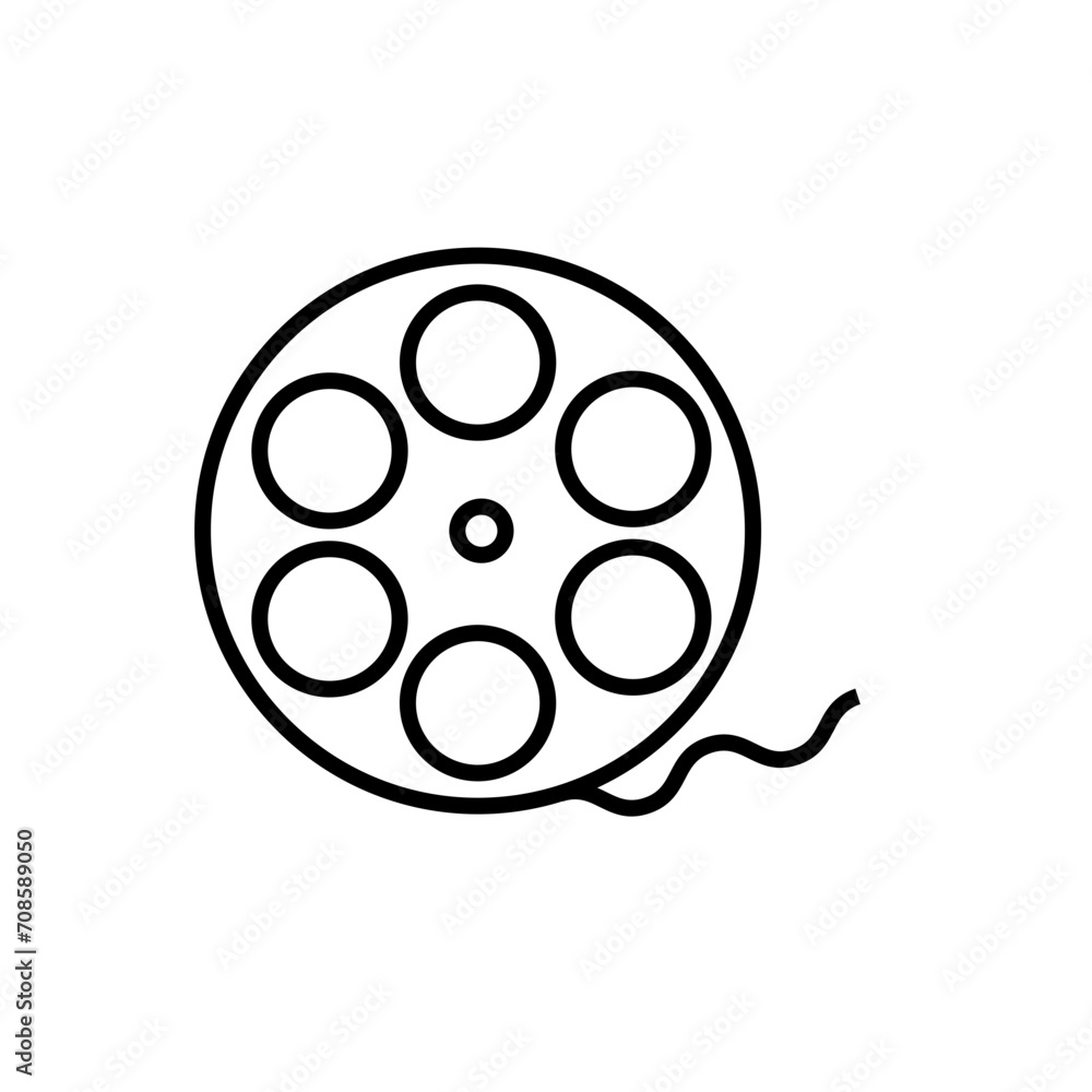 Multimedia Outline Icon Multimedia Outline Icon