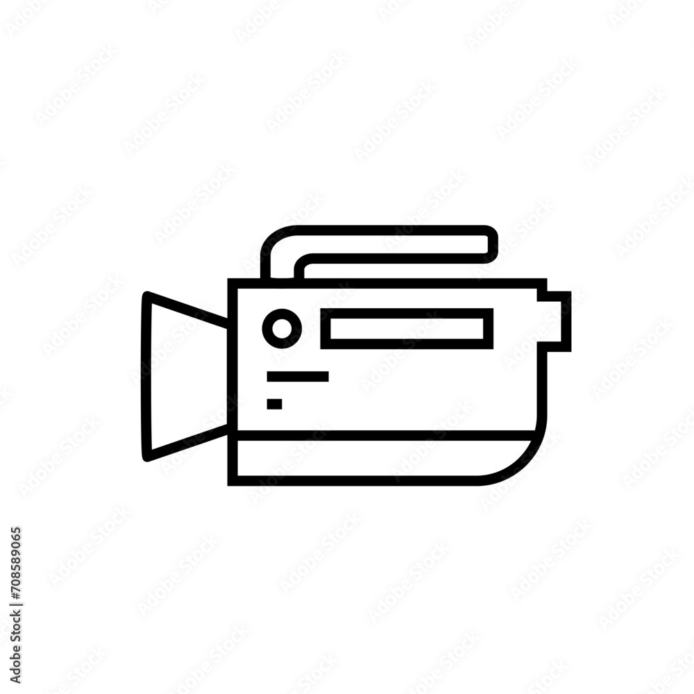 Multimedia Outline Icon Multimedia Outline Icon