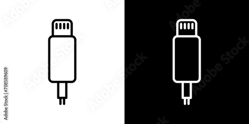シンプルなUSBアイコン