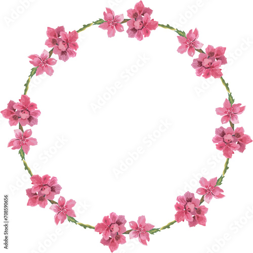 Flora wreath for decoration.