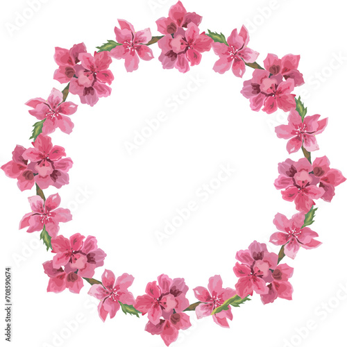 Flora wreath for decoration.