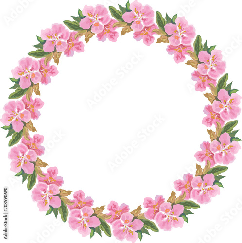 Flora wreath for decoration.