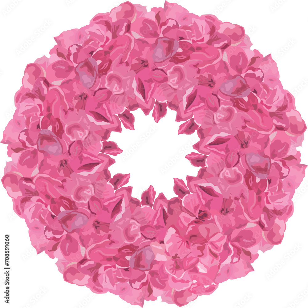 Flora wreath for decoration. Flora wreath for decoration.