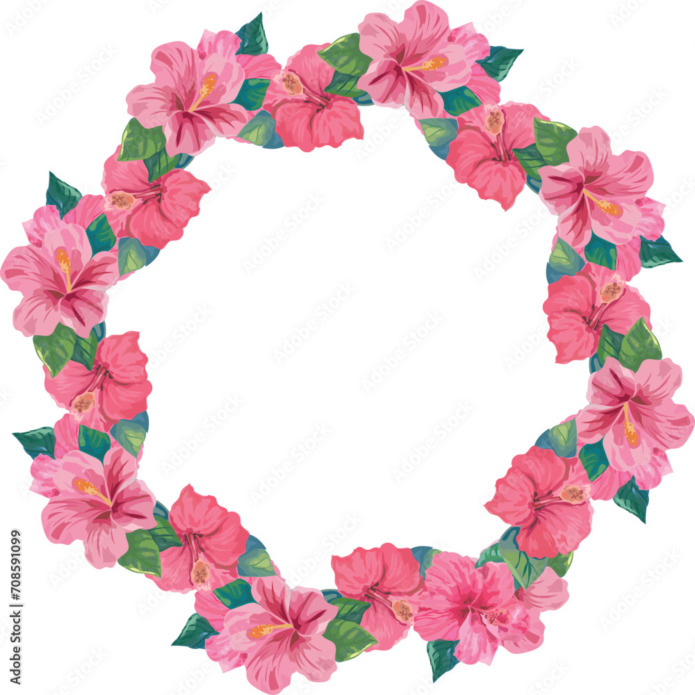 Flora wreath for decoration. Flora wreath for decoration.