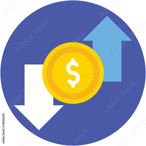 Dollar Valuation Vector Icon