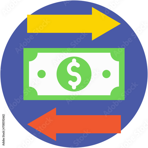Dollar Valuation Vector Icon