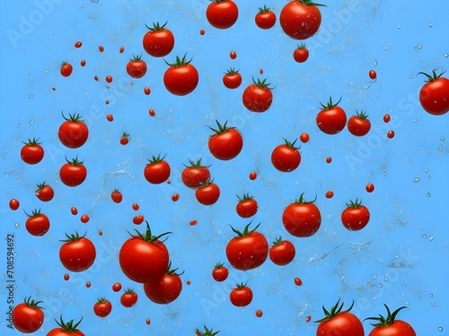 tomatoes on sky