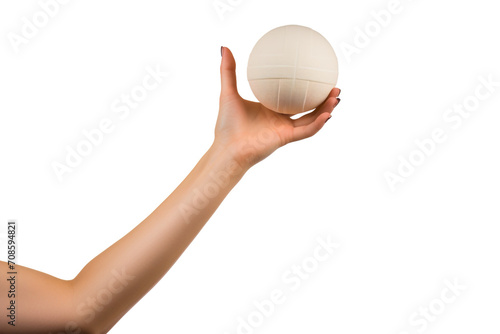 Volleyball Pass Rite isolated on white background created with Generative Ai