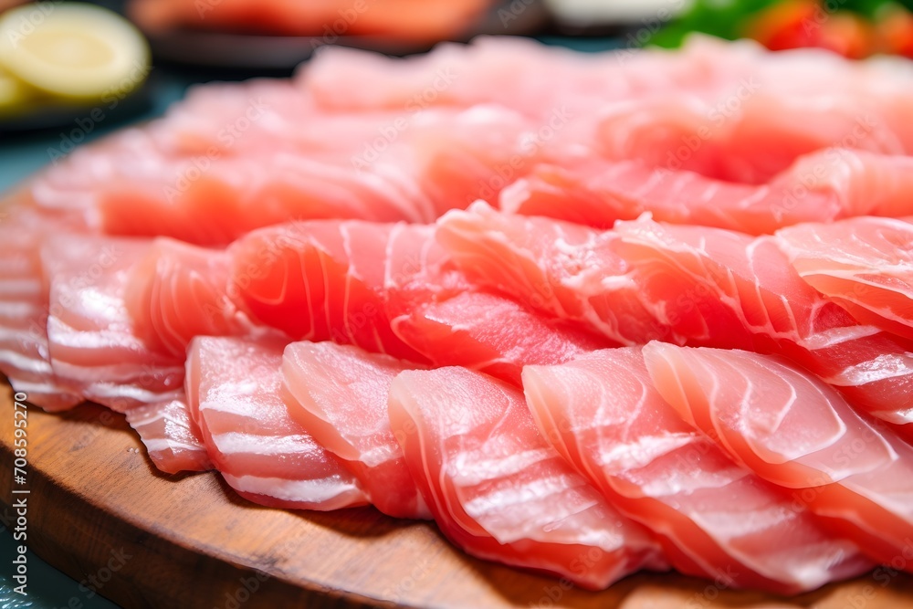 Sashimi, close up shot Sashimi, close up shot