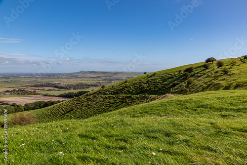 Looking out over the South Downs on a sunny September day © lemanieh