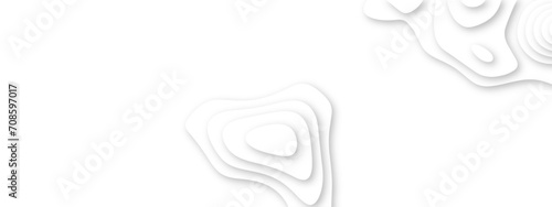 Abstract wavy line 3d paper cut white background. Vector abstract white paper cut banner. White waves decorative papercut design. Abstract realistic papercut decoration textured with wavy layers	