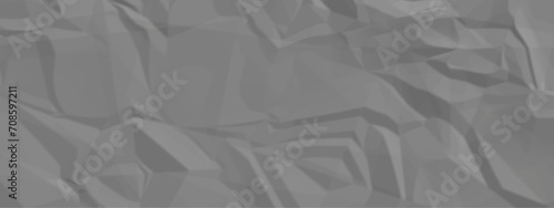 Black paper texture background. Black crumpled paper texture in low light background