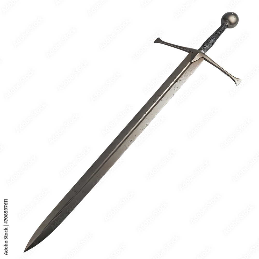 Sword isolated on transparent background Sword isolated on transparent background