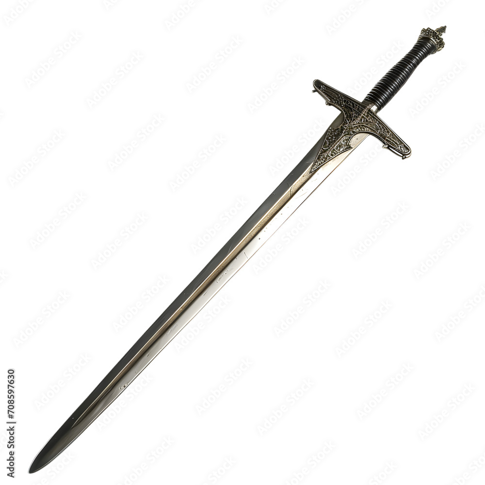 Sword isolated on transparent background Sword isolated on transparent background
