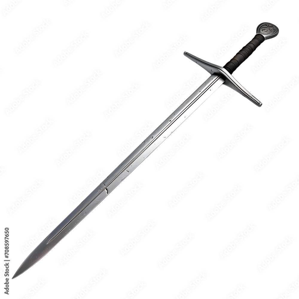Sword isolated on transparent background Sword isolated on transparent background