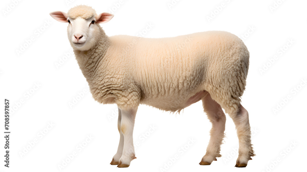 A solitary sheep stands strong amidst the dark backdrop, a symbol of resilience and determination in the face of adversity A solitary sheep stands strong amidst the dark backdrop, a symbol of resilience and determination in the face of adversity
