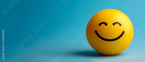 Un smiley heureux sourit  © Cabon Creations