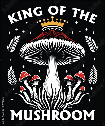 Fungi Fashion Mushroom T-Shirt for Nature Enthusiasts,