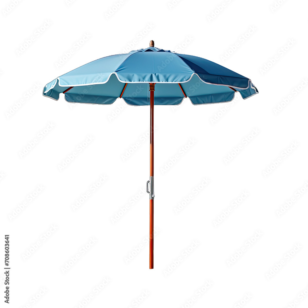 A Beach Umbrella Providing Shade on a Sunny Day.. Isolated on a Transparent Background. Cutout PNG. A Beach Umbrella Providing Shade on a Sunny Day.. Isolated on a Transparent Background. Cutout PNG.