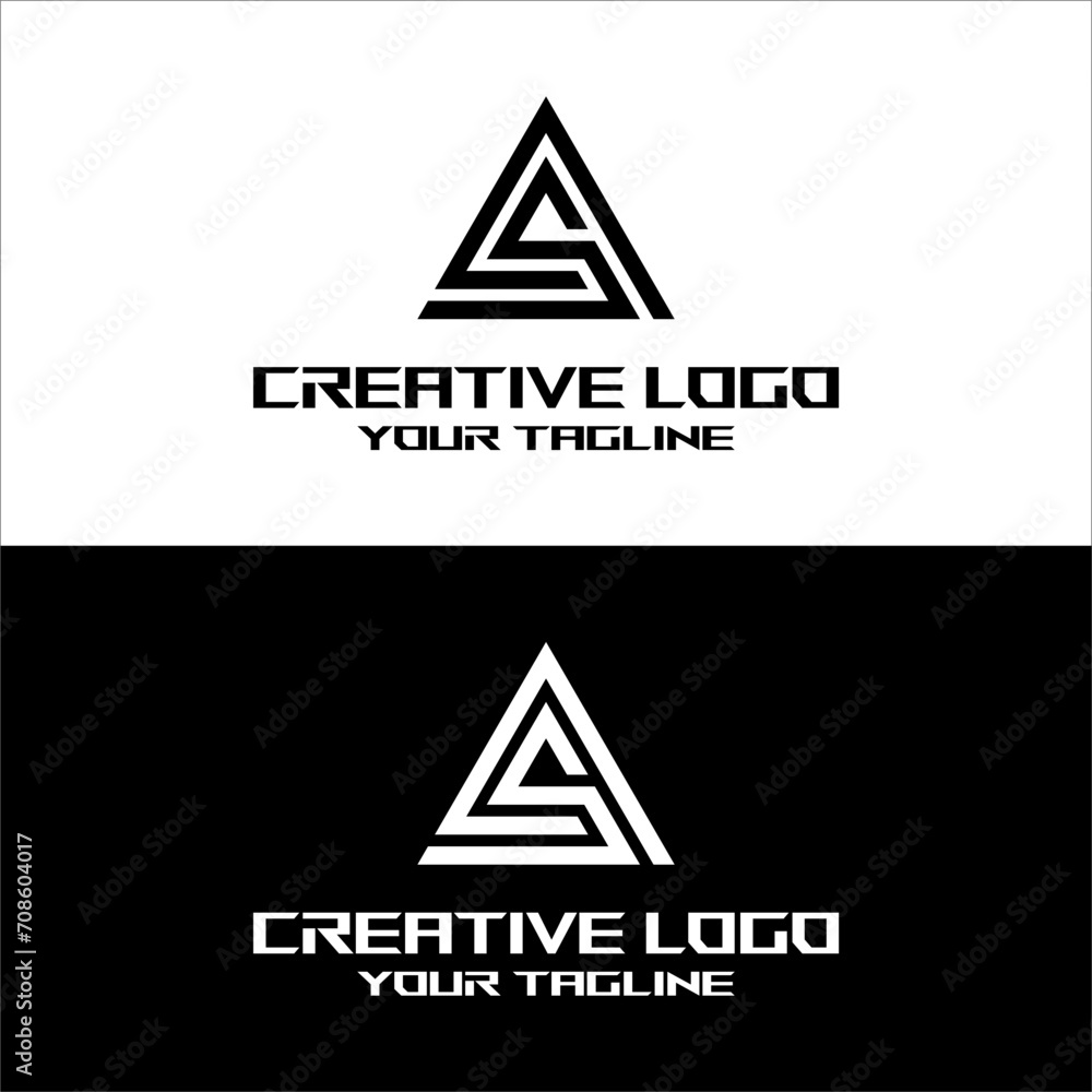 creative letter logo as desain vektor creative letter logo as desain vektor