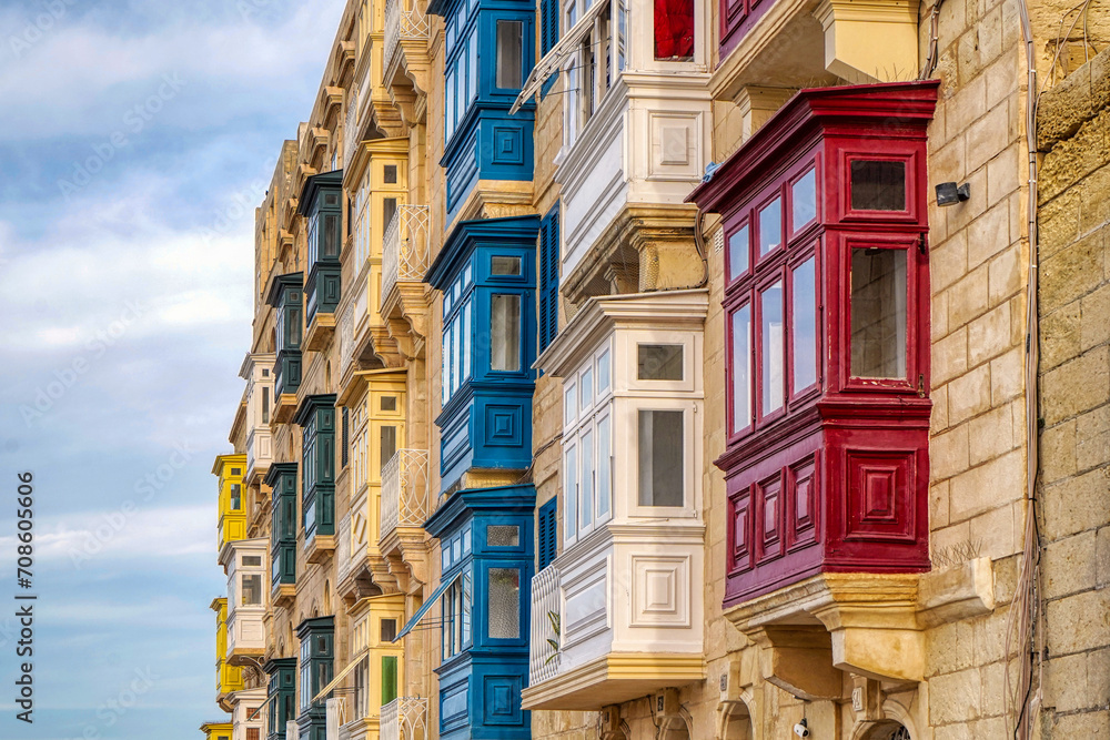 Maltese Colorful Windows