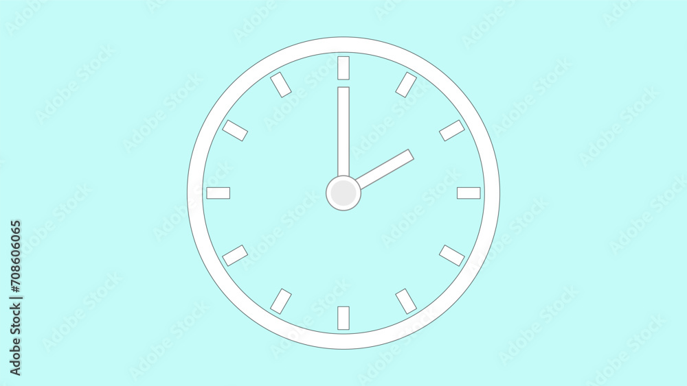 Clock icon 2hr color code C4FAF8 arrow show 2 hour about 12.00 to 2.48. on the background. Clock icon 2hr color code C4FAF8 arrow show 2 hour about 12.00 to 2.48. on the background.