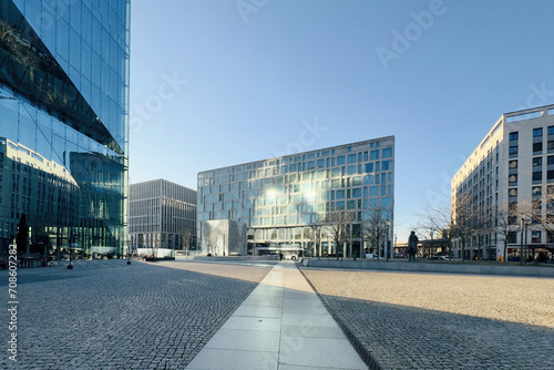 Modern architecture at Washingtonplatz close to Berlin central station photo